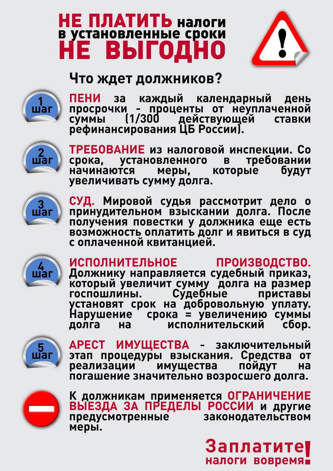 Что делать, если не можете заплатить налоги