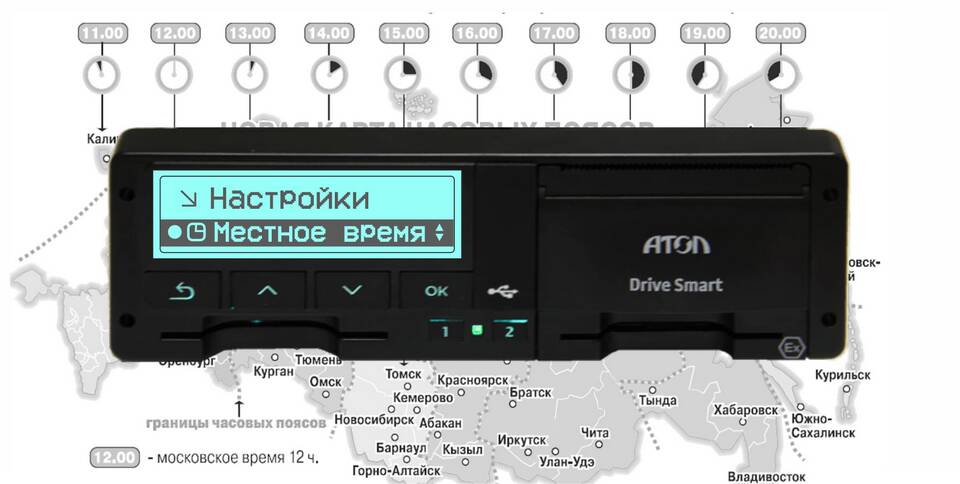 Как настроить время на тарелке