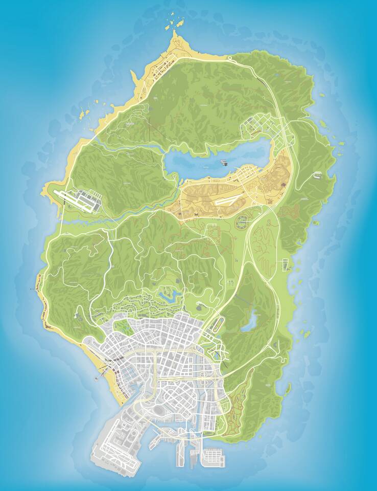 Как открыть карту в GTA San Andreas