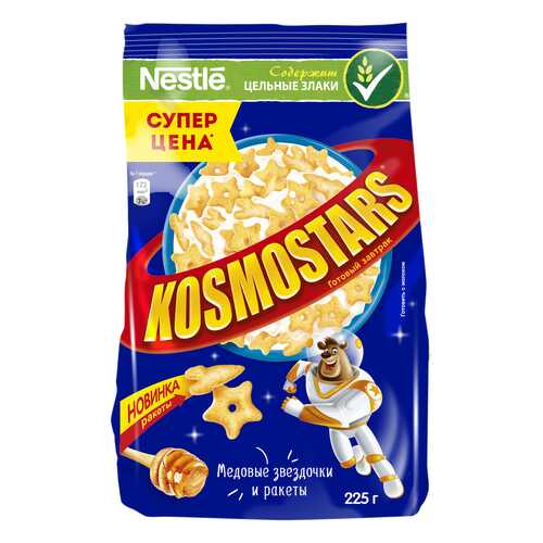 Готовые завтраки Nestle медовый пакет kosmostars 225 г в Слата