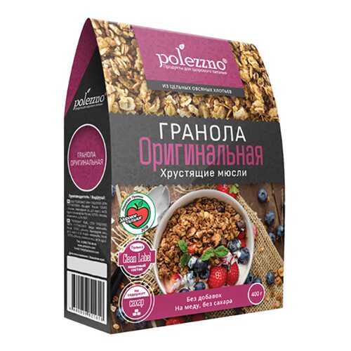 Гранола Polezzno оригинальная 400 г в Слата
