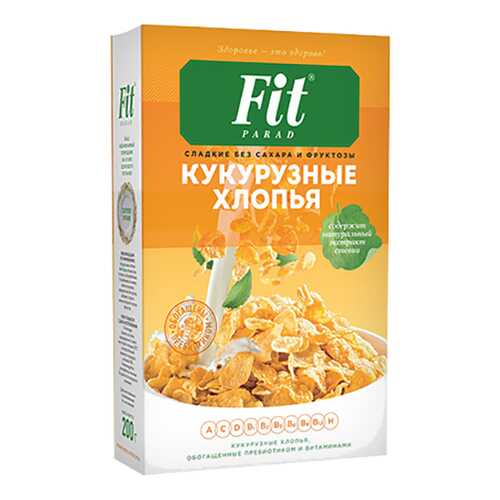 Хлопья Fit Parad кукурузные в Слата
