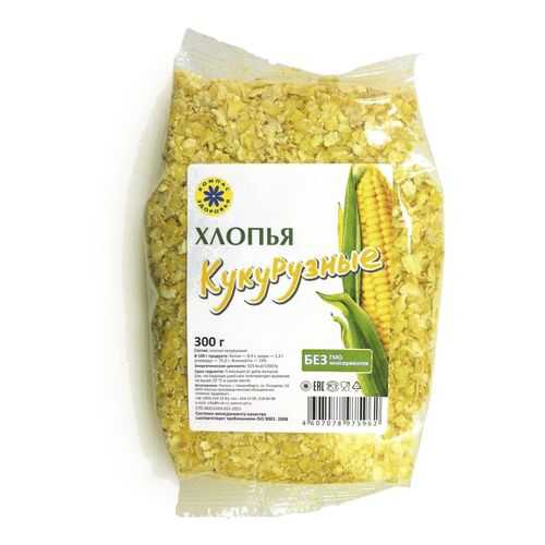 Хлопья кукурузные Компас Здоровья 300 г в Слата