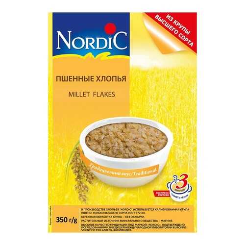 Хлопья Nordic пшенные 350 г в Слата