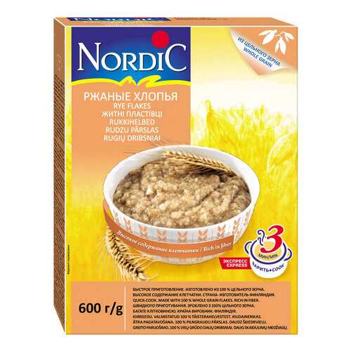 Хлопья Nordic ржаные 600г в Слата