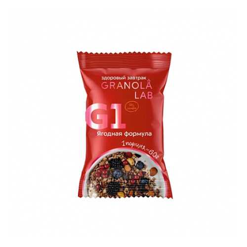 Завтрак готовый гранола Ягодная формула Granola.Lab 60 г в Слата