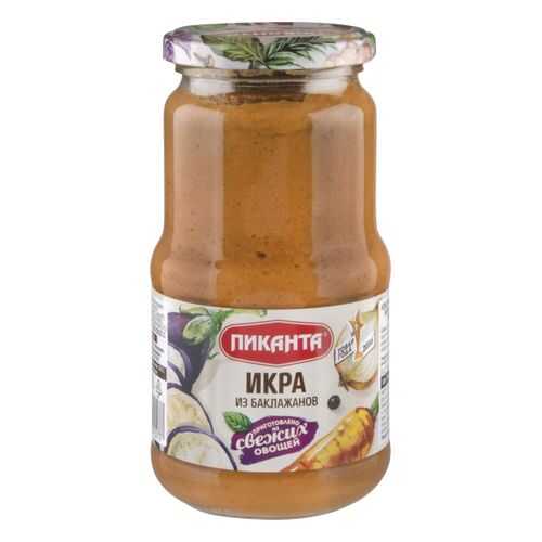 Икра Пиканта из баклажанов 520 г в Слата
