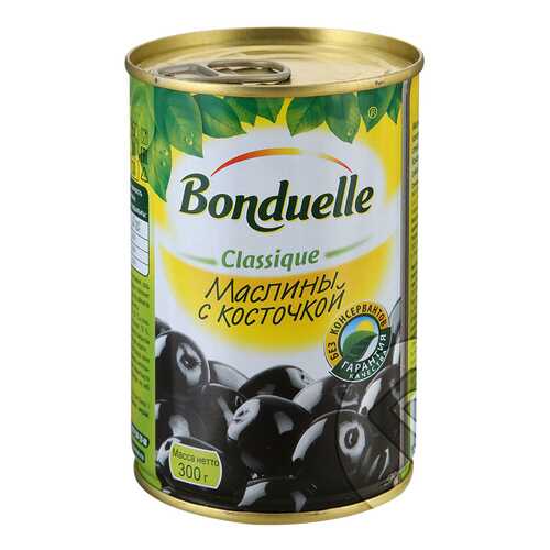 Маслины Bonduelle с косточкой 300 г в Слата
