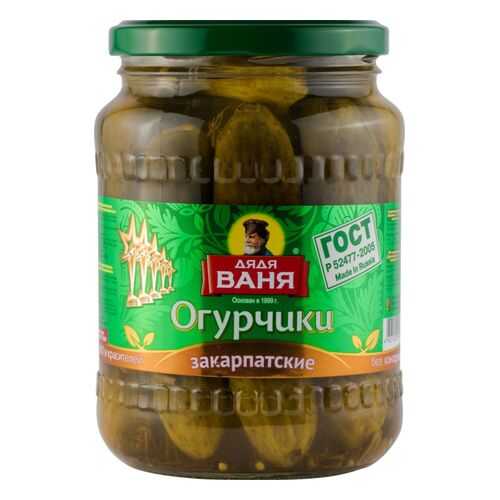 Огурчики закарпатские Дядя Ваня 680 г в Слата