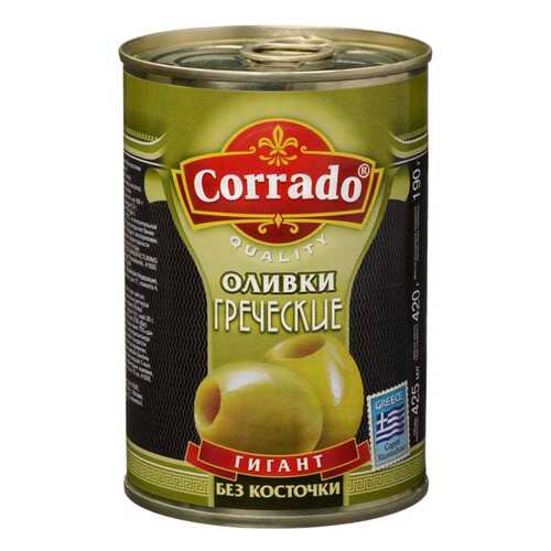 Оливки Corrado греческие гигант без косточки 420 г в Слата