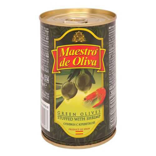 Оливки Maestro de Oliva с креветкой 300 г в Слата