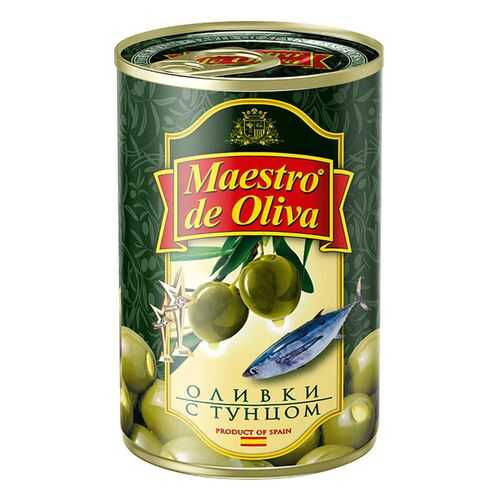 Оливки Maestro de Oliva с тунцом 300 г в Слата