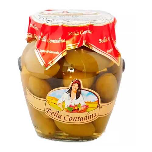 Оливки натуральные c косточкой 120/140, Bella Contadina, 580 мл в Слата
