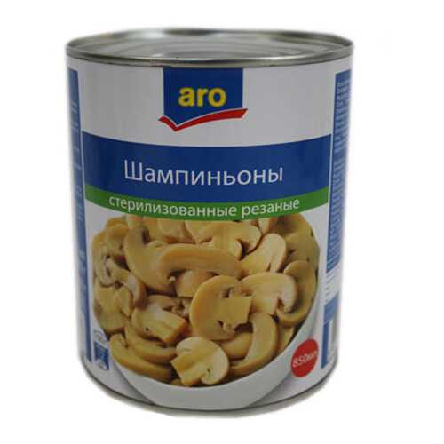 Шампиньоны Aro резаные 800 г в Слата