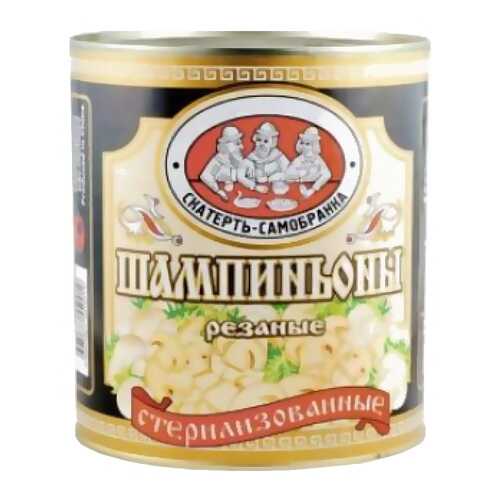 Шампиньоны Скатерть-Самобранка резаные 3100 мл в Слата