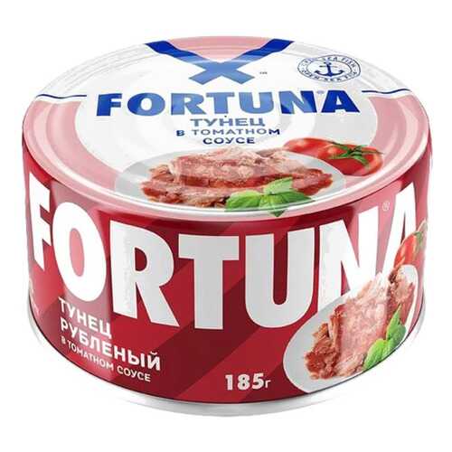 Тунец Fortuna рубленый в томатном соусе 185 г в Слата