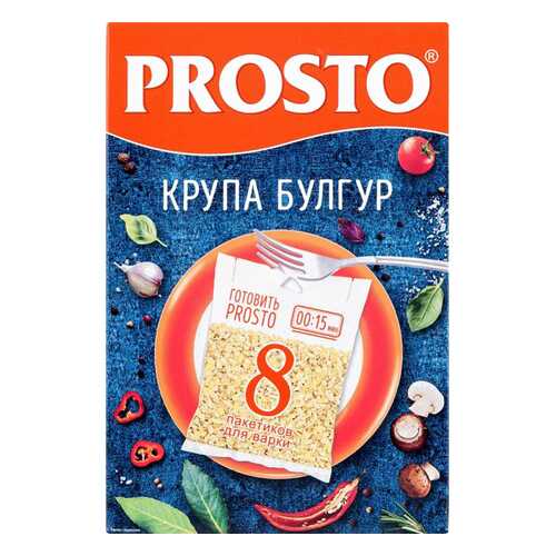 Булгур пшеничный Prosto 62.5 г 8 пакетиков в Слата