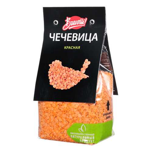 Чечевица Bravolli красная 350 г в Слата