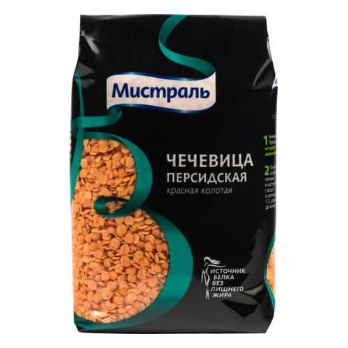 Чечевица красная Мистраль персидская колотая 450 г в Слата