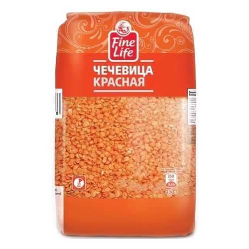 Крупа Fine Life чечевица красная 450 г в Слата