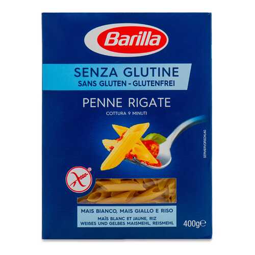 Макаронные изделия Barilla Пенне Ригате без глютена 400г Италия в Слата