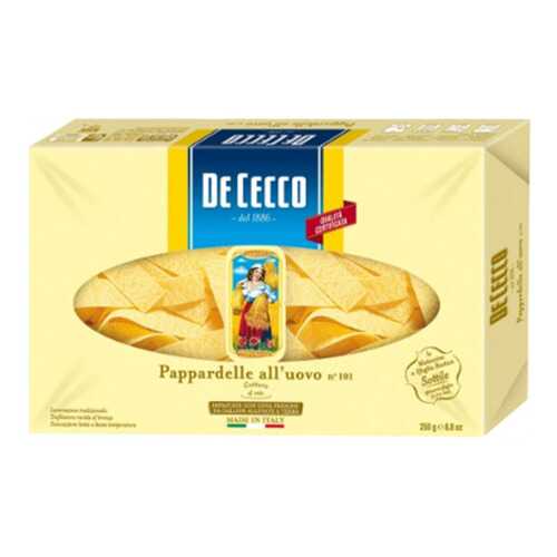 Макаронные изделия De Cecco рappardelle аll'uovo №101 250 г в Слата