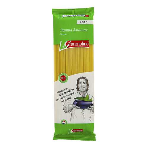 Макароны Granmulino лапша длинная группа А 400 г в Слата