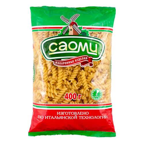 Макароны Саоми спирали фигурные 400 г в Слата