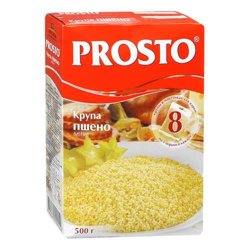 Пшено Prosto в пакетиках 8*62.5 г в Слата