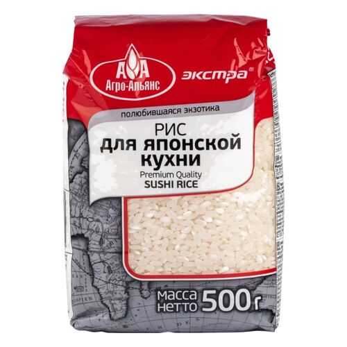 Рис Агро-Альянс для японской кухни 500 г в Слата