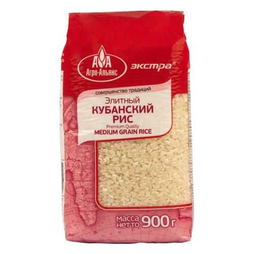 Рис Агро-Альянс элитный кубанский 900 г в Слата