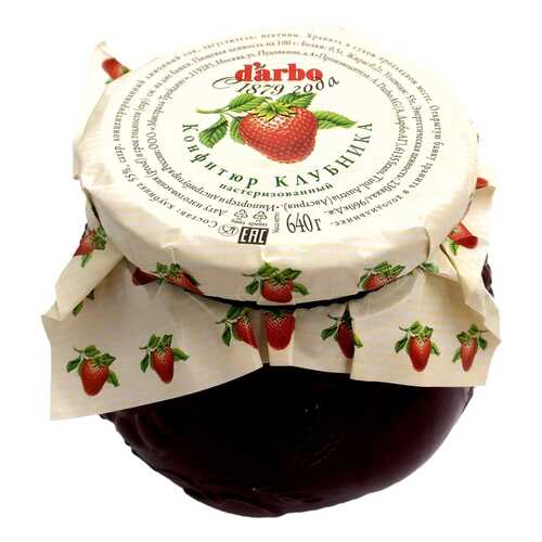 Конфитюр d'arbo Клубника 640г Австрия в Слата