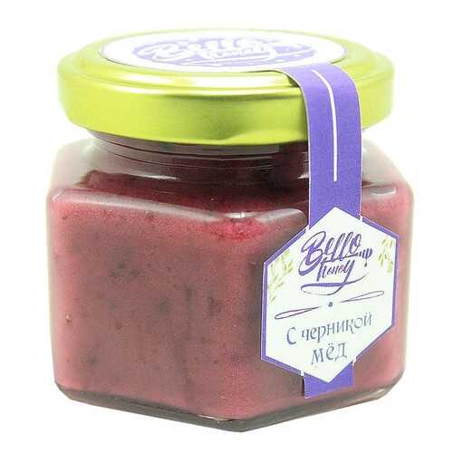 Крем-мед BelloHoney с черникой 120 мл в Слата