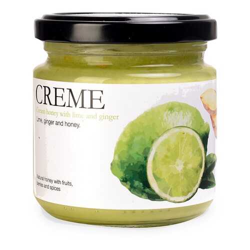 Крем-мёд CREME цветочный с лаймом и имбирем 250г Россия в Слата