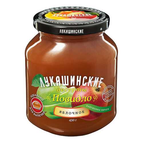 Повидло Лукашинские яблочное 430г Россия в Слата