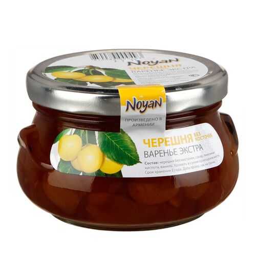 Варенье Noyan из черешни без косточек 450 г в Слата