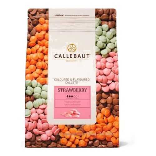 Callebaut - Шоколад Клубничный STRAWBERRY-RT-U70 2,5кг в Слата