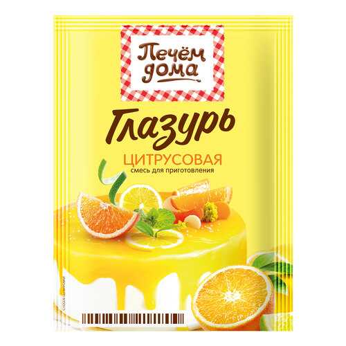 Глазурь печем дома Русский Продукт цитрусовая 90 г в Слата