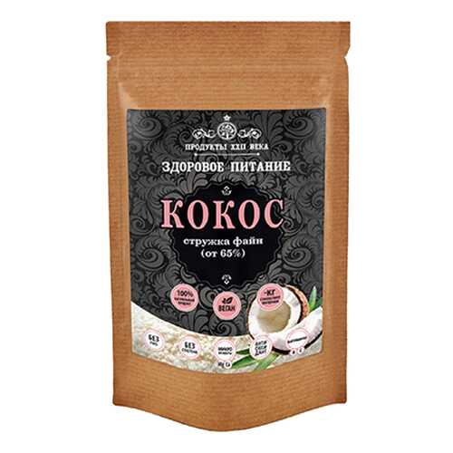 Кокосовая стружка файн Продукты XXII века от 65% 100 г в Слата