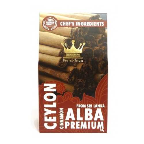 Корица United Spices цейлонская сорт alba 30 г в Слата