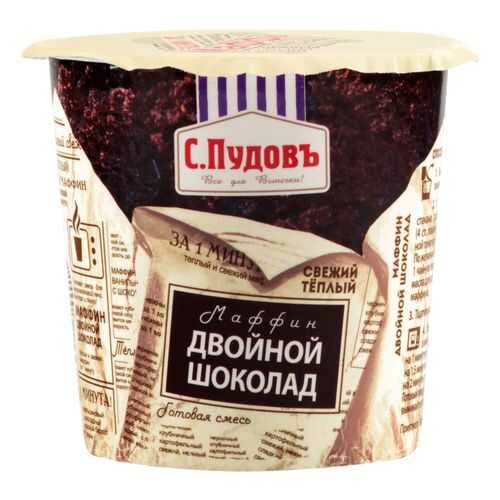 Маффин двойной шоколад за 1 минуту С.Пудовъ 70 г в Слата