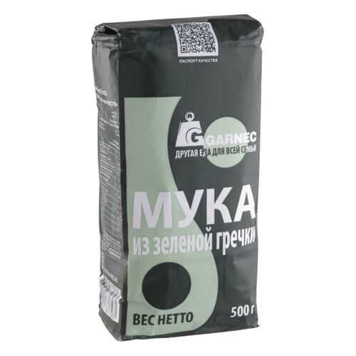 Мука из зеленой гречки Гарнец без глютена 500 г в Слата