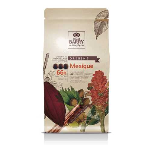 Шоколад Cacao Barry MEXIQUE - Темный, 66%, 1кг. (CHD-N66MEX-2B-U75) в Слата