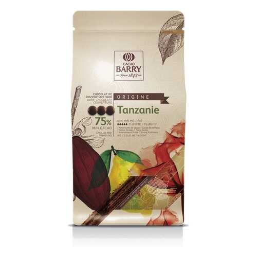 Шоколад Cacao Barry TANZANIE - Темный, 75%, 1кг. в Слата