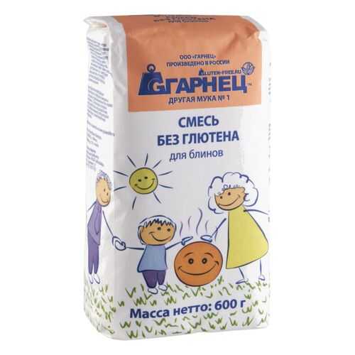 Смесь для блинов Гарнец без глютена 600 г в Слата