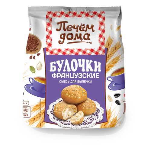 Смесь для выпечки Печем Дома булочки французские 300 г в Слата