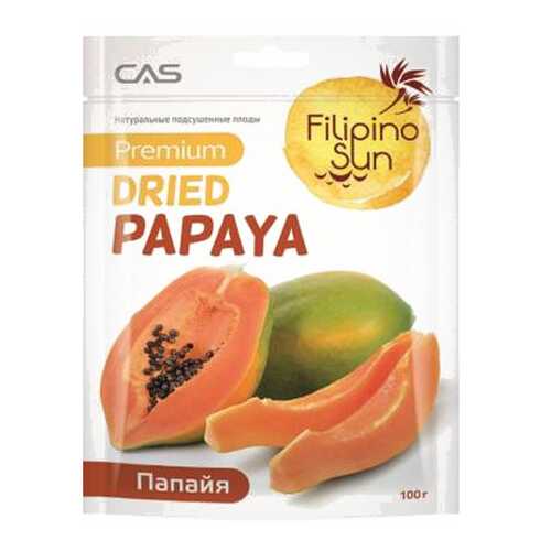 Папайя Filipino Sun сушеные плоды 100 г в Слата
