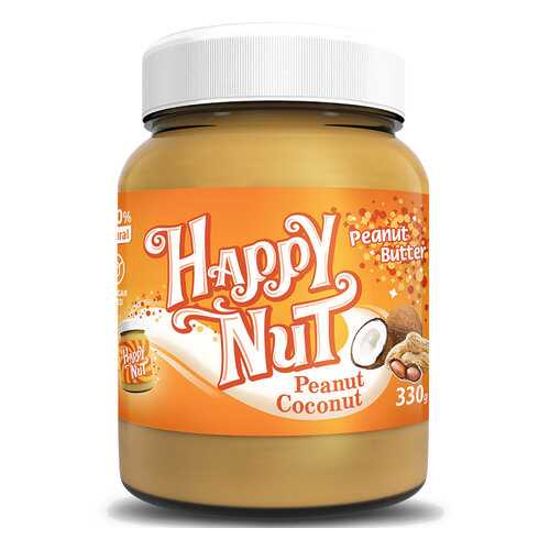 Арахисовая паста HAPPY NUT с кокосом 330 г в Слата