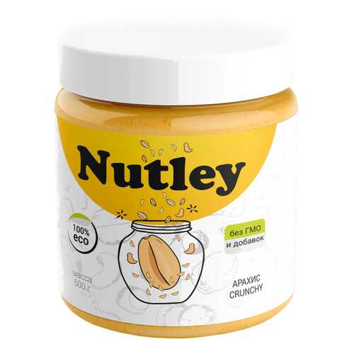 Арахисовая паста Nutley Crunchy 500 г в Слата