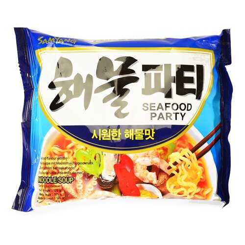 Лапша Samyang с морепродуктами, 125г, Южная Корея в Слата